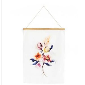MINTED NWT  Grecian Floral wall hanging by Olivia kanaley